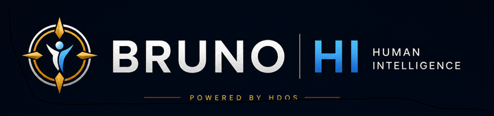 BRUNO HI — Human Intelligence. Powered by HDOS.